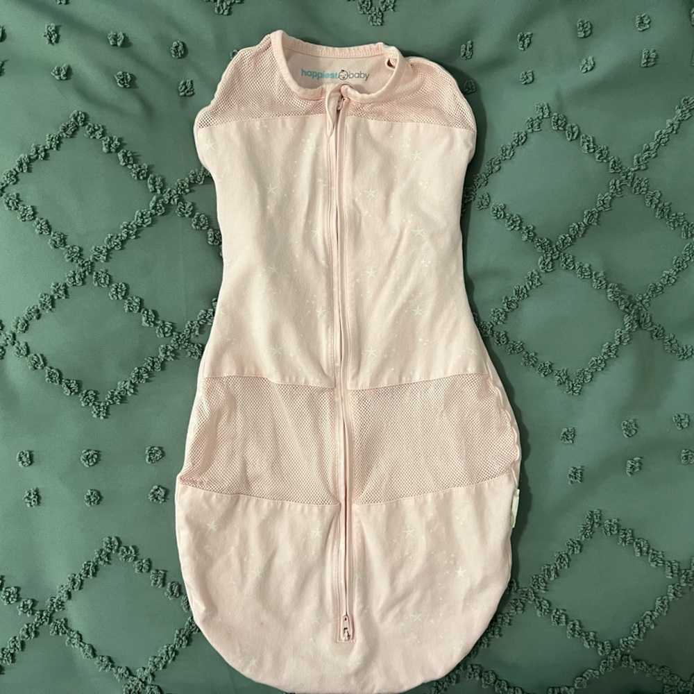 Happiest Baby Sleepea Swaddle; Mint green; Size L; EUC